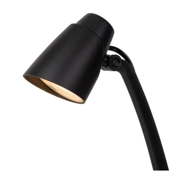 Lucide LUDO - Lampe de bureau - LED - 1x4,5W 3000K - Noir - détail 1